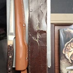 Schrade Uncle Henry 167UH Fixed Blade Knife Stag Handle Stainless W/ Sheath. Fixed Price $60.00.