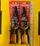 Two Craftsman 12.1" Stainless Steel Straight-cut Aviation Snips. Fixed Price $28.99.