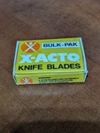 X-acto #X610 100 Precision Curved Carving Hobby Blades Nos. Fixed Price $17.95.