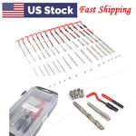 Metric Thread Repair Tool Insert Kit M5 M6 M8 M10 M12 M14 Car Pro Coil W/ Box Us. Fixed Price $19.69.