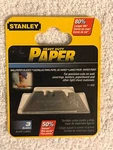 Stanley Heavy Duty Paper/wallpaper Blades 80% Longer LIFE/50% Sharper 11-938. Fixed Price $5.99.