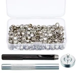 Grommet Eyelets Kit 3/16 Inch Id Setting Tools Storage Box Silver 100. Fixed Price $19.23.