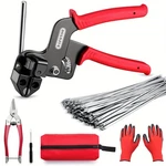Cable Tool Gun Stainless Steel Repair W/150PCS Metal Zip Ties. Fixed Price $32.99.