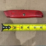 Wiss WK-1 Comfort Grip Utility Knife Red Handle. Fixed Price $6.00.