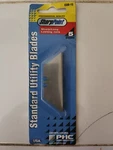 Sharp Point Standard Utility Blades, Pack Of Replacement 2.375" Long Usa. Fixed Price $6.00.