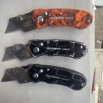 Lot 3 Olympia Tools Turbofold Folding Utility Knife. Fixed Price $31.31.