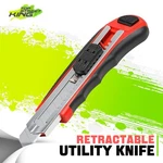 Heavy Duty Snap-off Lock Razor Blade Retractable Utility Knife Box Paper Cutter. Fixed Price $6.50.