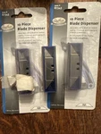 Vintage Sheffield 10 Pcs Blade Dispenser Tool No. 87543 NEW/3PCKS. Fixed Price $13.00.