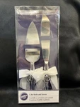 New Wilton Cake Knife & Server For Special Wedding Event Stainless Steel Hearts. Fixed Price $8.97.