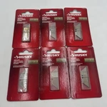 Husky Medium Utility Knife Replacement Blades Lot Of 30 New. Fixed Price $27.00.