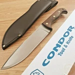 Condor Moonshiner Fixed Knife 9" 1075HC Steel Full Tang Blade Wood Handle 2359HC. Fixed Price $76.36.