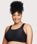 Glamorise Custom Control Wire-free Sports Bra Solid Black (size 20C). Fixed Price $64.14.