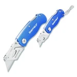 Sheffield Folding Lock Back Utility Knife Set, 1 Standard, Mini, Blue. Fixed Price $47.97.