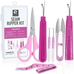 Seam Kit 7 Pcs - 1 Large, Ergonomic, 2 Small Rippers, Thread Cu.... Fixed Price $12.17.