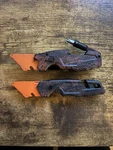Milwaukee 6IN1 Folding Fastback Knife Custom Orange Black Topo 48-22-1505. Fixed Price $79.95.