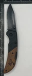 Husky Pocket Knife 7.5 Wood Handle /folding Serrated Blade Edge. Fixed Price $8.01.
