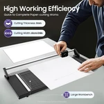 24 Inch Manual Rotary Paper Trimmer Sharp Precise Positioning Photo Cutter. Fixed Price $66.10.