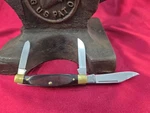 Craftsman Usa 95234 Blade Stockman Pocket Knife Wood Handle. Fixed Price $29.95.