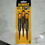 Dewalt DWHT58018 1/32 In 2/32 3/32 Bi-material Nail Set Of Pcs.. Fixed Price $19.00.