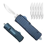 Automatic Utility Knife For Men, Edc Retractable Box Cutter Push Button .... Fixed Price $32.49.