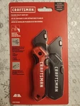 Craftsman Folding Retractable Utility Knife Blade Set New. Fixed Price $22.00.