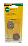 Omnigrid 28MM Refills Tungsten-carbon Steel Rotary Blades 2-PACK Silver. Fixed Price $8.59.