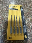 T-shank Trim/coping Jigsaw Blade, 12-TPI, In., 5-PK. DW3765H. Fixed Price $8.95.