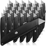 30 Pcs Box Cutter Bulk Retractable Blade Utility Knife Heavy Duty Aluminum Al.... Fixed Price $59.55.