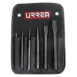 Urrea Striking Tool Set 5-PIECE Chisel, Drift Pin And Punch Kit With Black Oxi. Fixed Price $31.04.