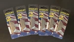 6-STANLEY 11-921 Packs Of 5 Heavy Duty Utility Knife All Purposes Razor Blades. Fixed Price $14.96.