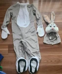 Toddler Halloween Costume Bugs Bunny Looney Tunes Outfit 3-4 Years Boy Girl Suit. Fixed Price $16.00.