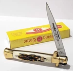 Kissing Crane Burnt Bone Spear Point Stiletto Manual Folding Pocket Knife Edc. Fixed Price $58.95.