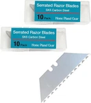 Serrated Blades (100 To 1K) For Utility Knife Box Cutter - SK5, Two Notch. Fixed Price $80.00.