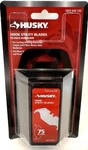Husky Hook Blades 75 Ct Per Pack Case Of Model 1003040730. Fixed Price $49.95.