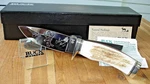 Nib Buck Knife 192 Eksdk Vanguard Whitetail Deer 420HC Blade Elk Antler Handle. Fixed Price $299.76.