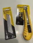 Stanley 18 Mm Quick Point Snap Off Knife - Plus 3 Pack Extra Blades Free Ship. Fixed Price $14.99.