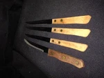 Steak Knife - Set Of 4 Miscellaneous Aj Dornshaft, Stainless Steel. Fixed Price $12.50.