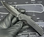 F1RST Folding Knife AUS-8 Blade Black Liner Lock Tactical Edc W/carry Clip Vguc. Fixed Price $13.99.