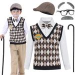 Zeroshop 100 Days Of School Old Man Costume For Boys Grandpa Pe... Fast Ship. Fixed Price $29.99.