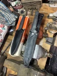 Gerber Guardian 1 + Box & 2 Boot Knife Vintage Sheaths. Fixed Price $500.00.