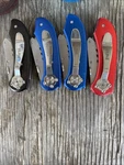 Lot Of 4 Uline Folding Utility Knife Box Cutter Replaceable Blade Pocket Tool. Fixed Price $41.11.