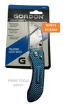 Gordon Folding Utility Knife Blue One-handed Operation Quick-change Blade. Fixed Price $16.00.