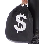 Black Money Bag Dollar Sign Drawstring Pouch Bank Robber Gangster Costume 997980. Fixed Price $13.49.