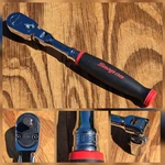 Snap-on Tools Usa 3/8" Drive Soft Cushion Grip Flex Head Red Ratchet FHF80 Exc. Fixed Price $149.99.
