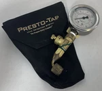Presto-tap Test Set 0-300 Psi Liquid Filled Gauge Bleeder Valve 90 Degree #6800. Fixed Price $120.00.