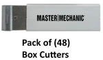 Master Mechanic 704694 All Metal Retractable Box Cutter Bulk Case Of 48. Fixed Price $76.97.