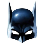 Unique Batman Party Paper Masks - One Size, 8 Pcs. Fixed Price $8.09.