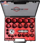 Mayhew Tools 66002 Hollow Punch 27-PIECE Set Black Free Shipping Usa. Fixed Price $649.50.