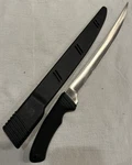 Kommer's Big Eddy Fillet Knife. Crkt. Hollow & Taper Ground Blade. Excellent!. Fixed Price $29.99.