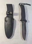Hen And Rooster HR5013 German Stainless Fixed Blade Knife With Sheath. Fixed Price $50.00.